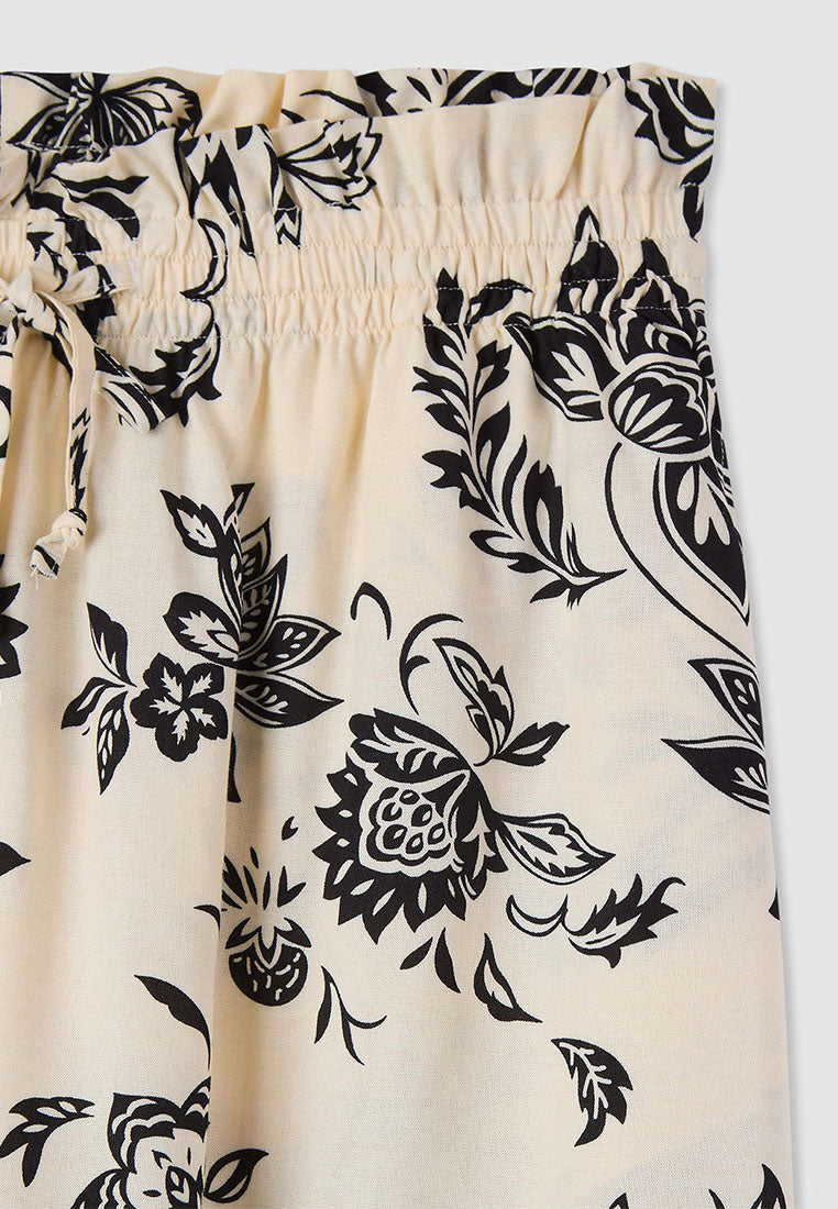 Women's Tropical Flower Print Shorts