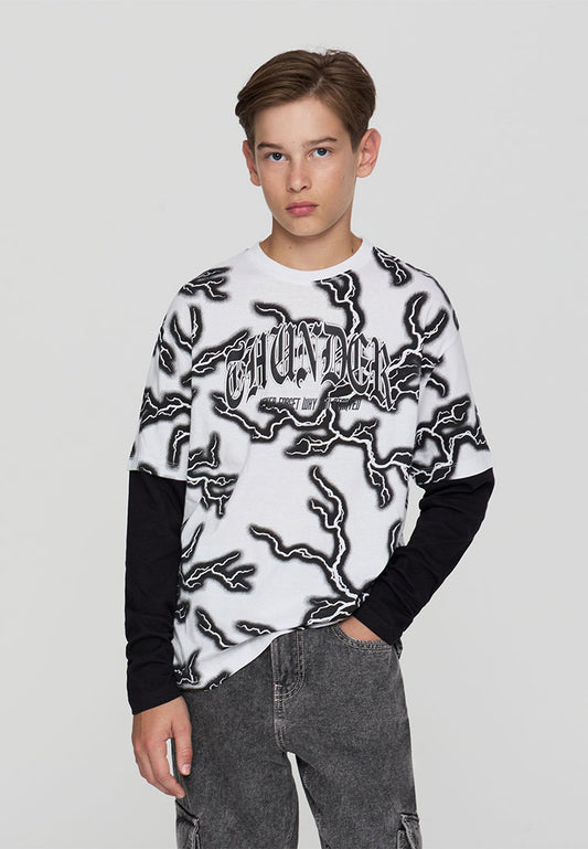 Kids Boys Long-sleeved T-shirt