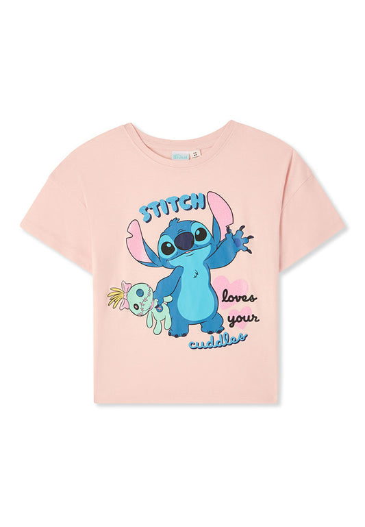 Kids Girls Short-sleeved T-shirt