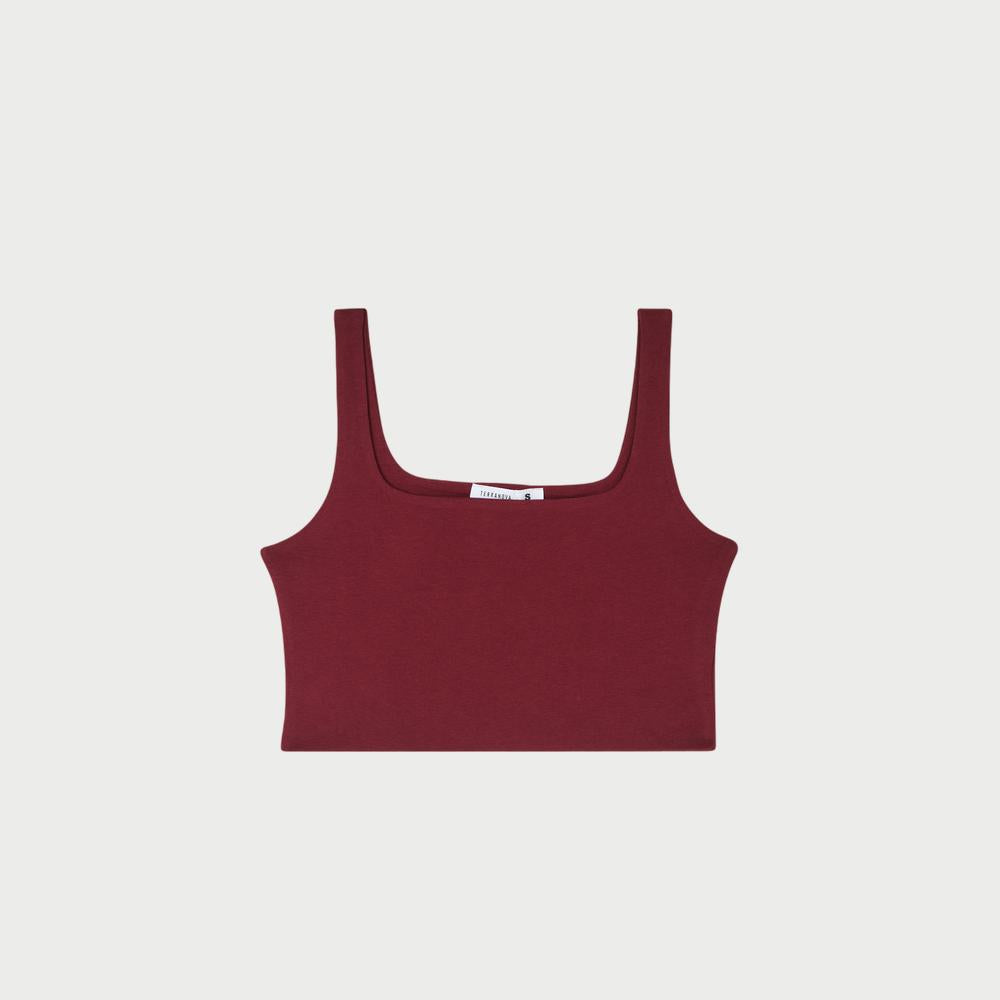 Square Neck Cropped Fit Bra Top