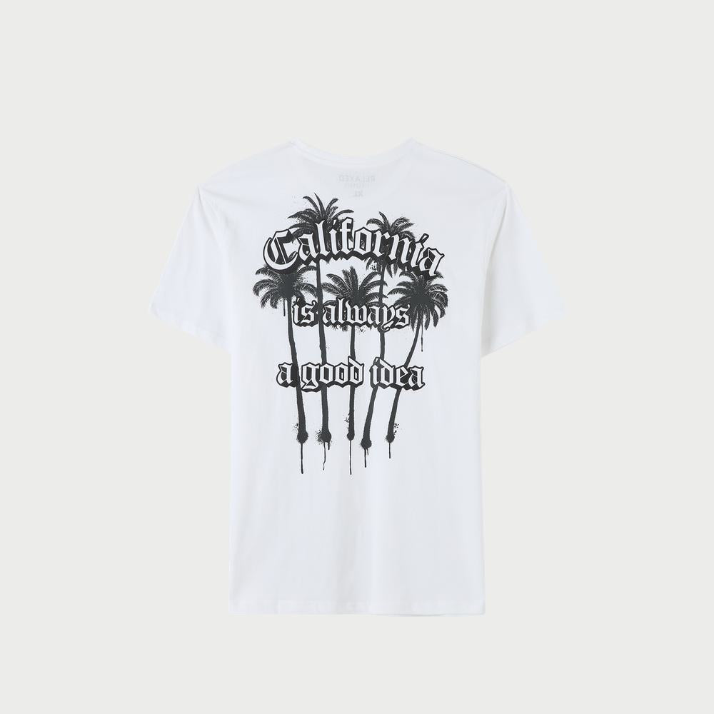 Palm Tree Patterned T-Shirt