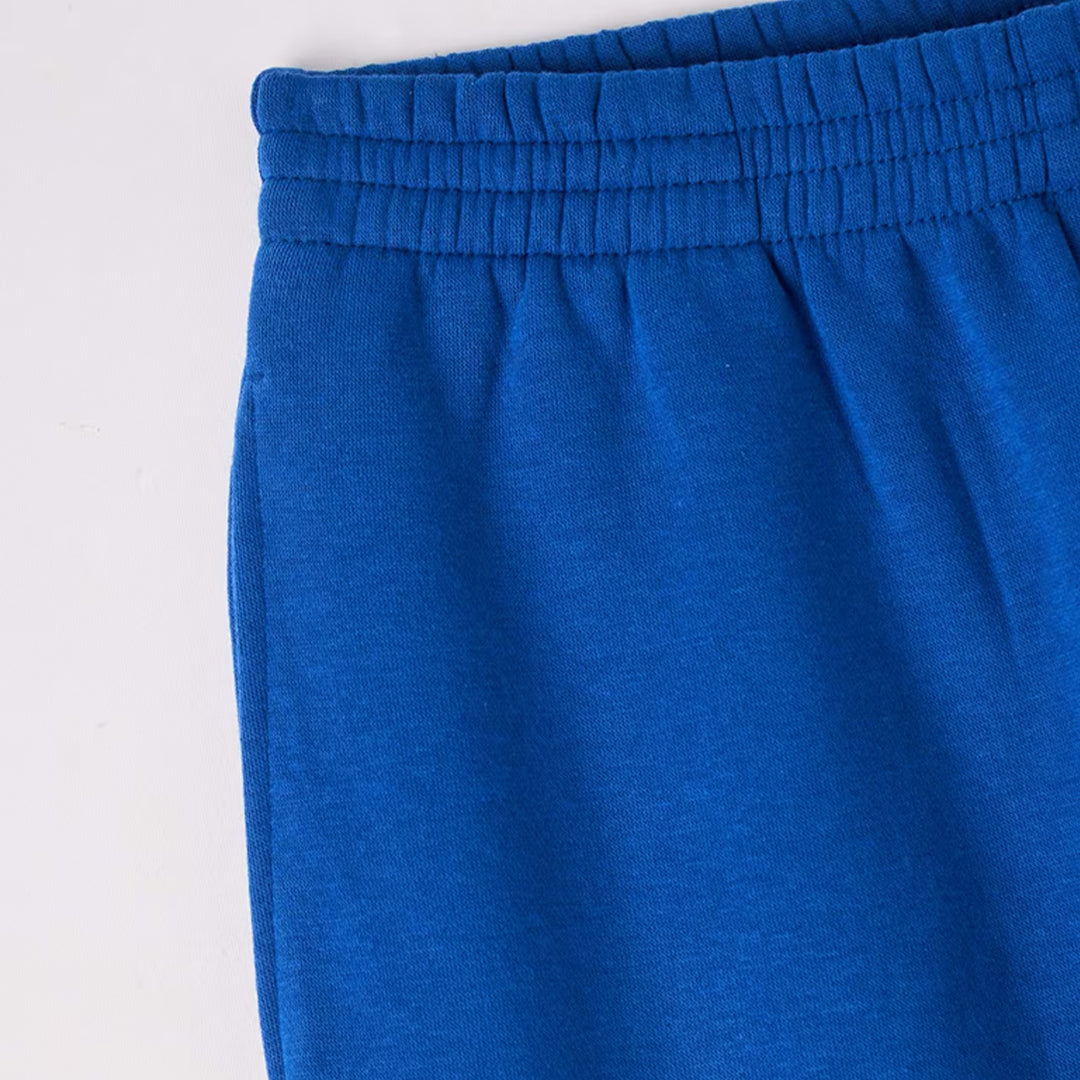 Solid Color High-Waisted Tracksuit Bottoms