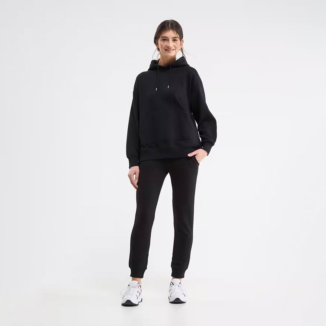 Elasticated Ribbed Band Sweatpants