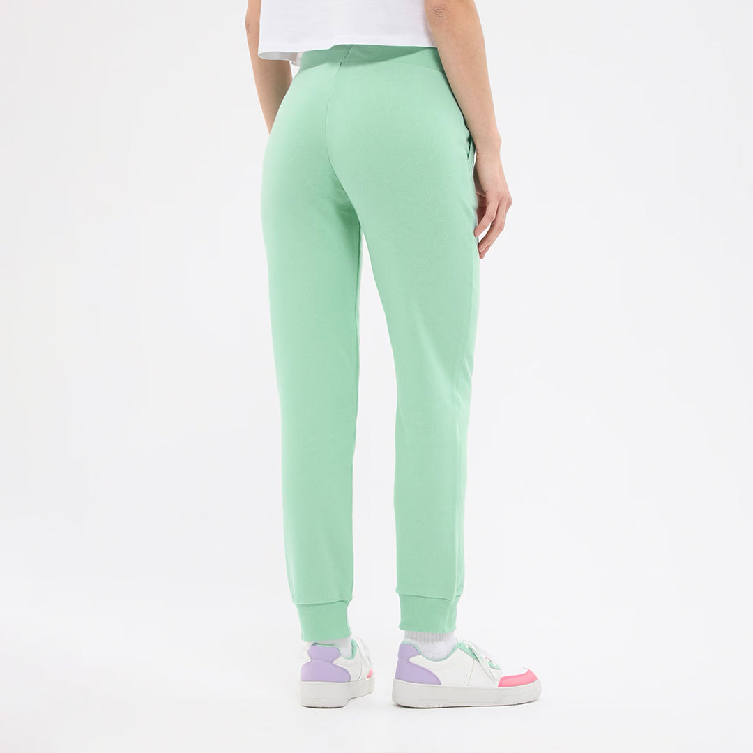 Elasticated Ribbed Band Sweatpants