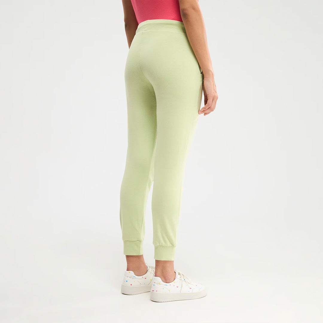 Elasticated Ribbed Band Sweatpants