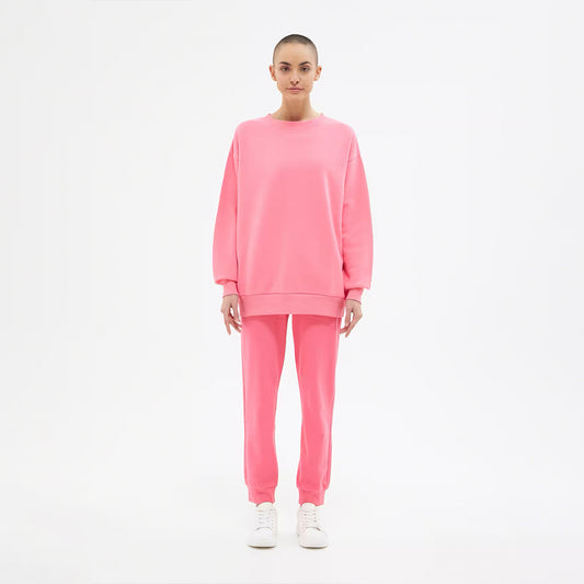 Elasticated Ribbed Band Sweatpants