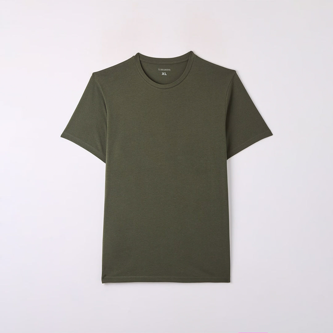 Basic Model Crew Neck T-Shirt