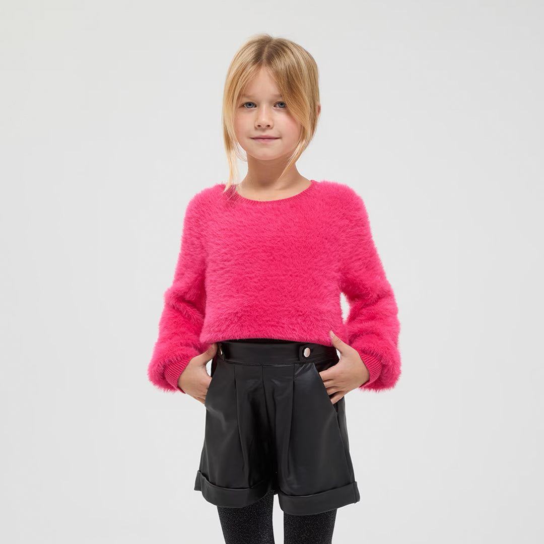Faux Leather Shorts