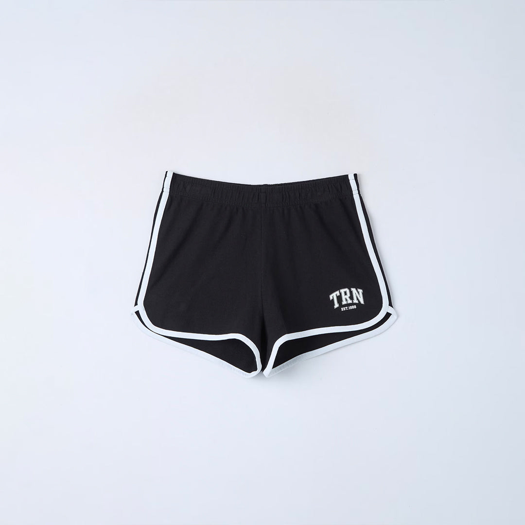 High Waist Fleece Shorts