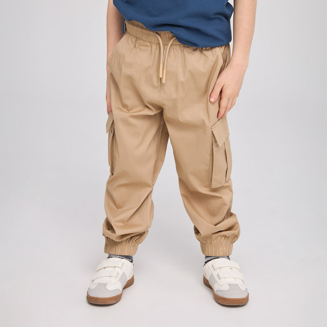 Poplin Cargo Trousers