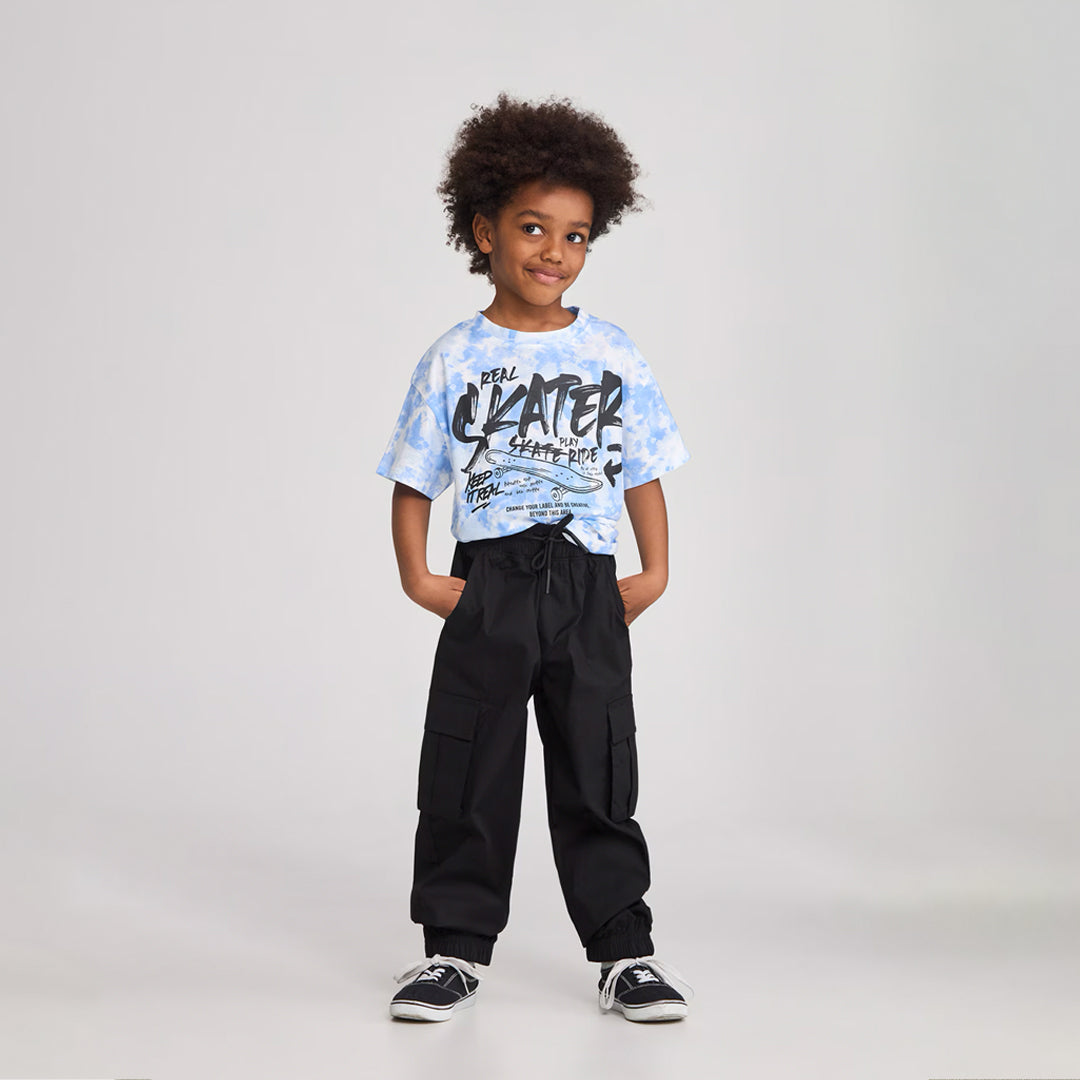 Poplin Cargo Trousers