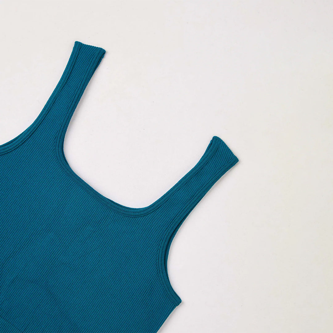 Solid Color Seamless Bra Top