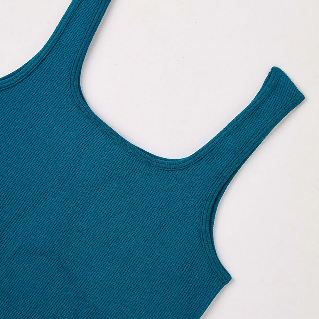 Solid Color Seamless Bra Top