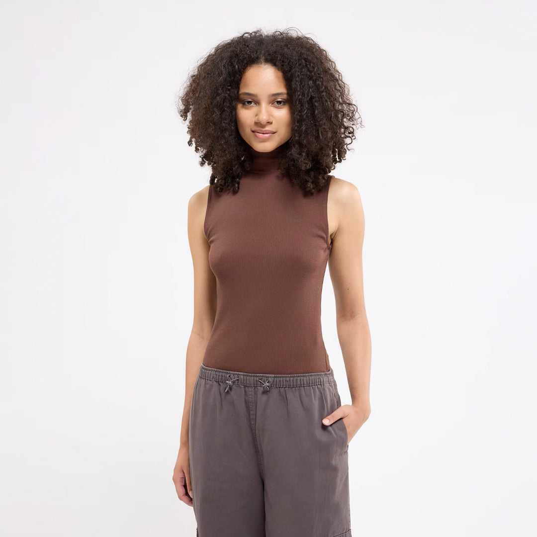 Mock Neck Tank Top