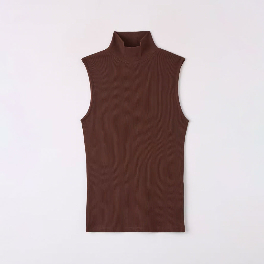 Mock Neck Tank Top