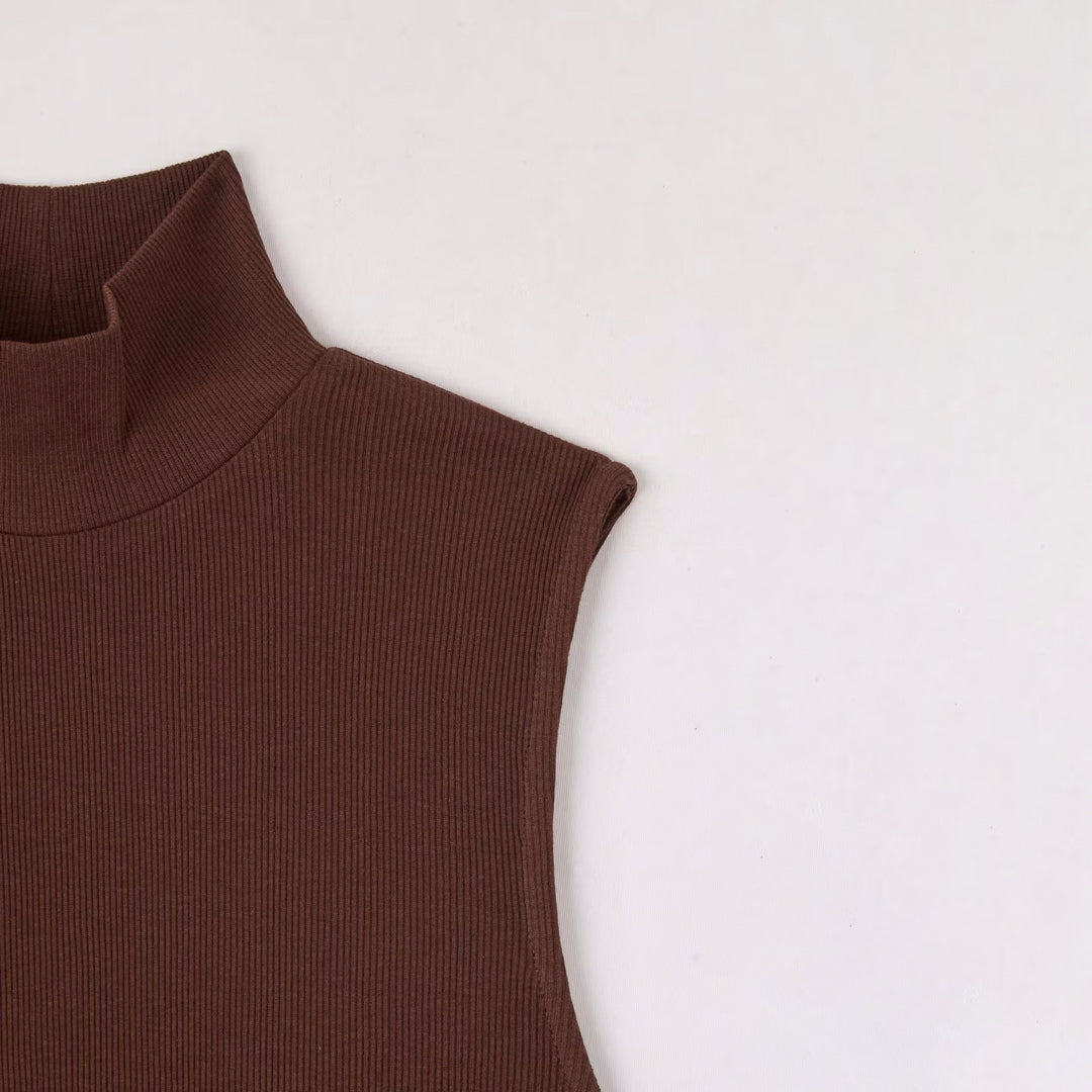 Mock Neck Tank Top