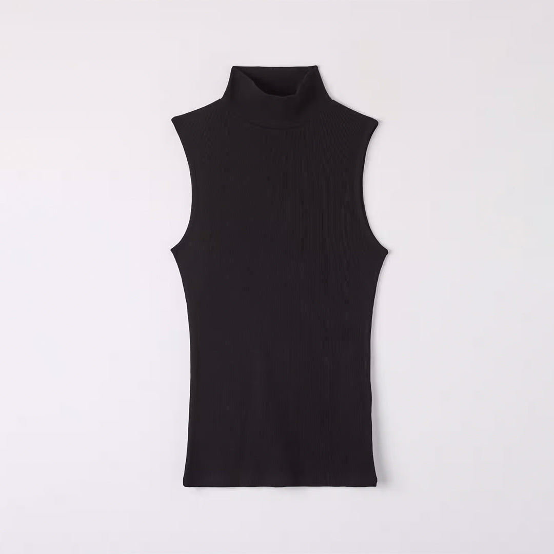 Mock Neck Tank Top