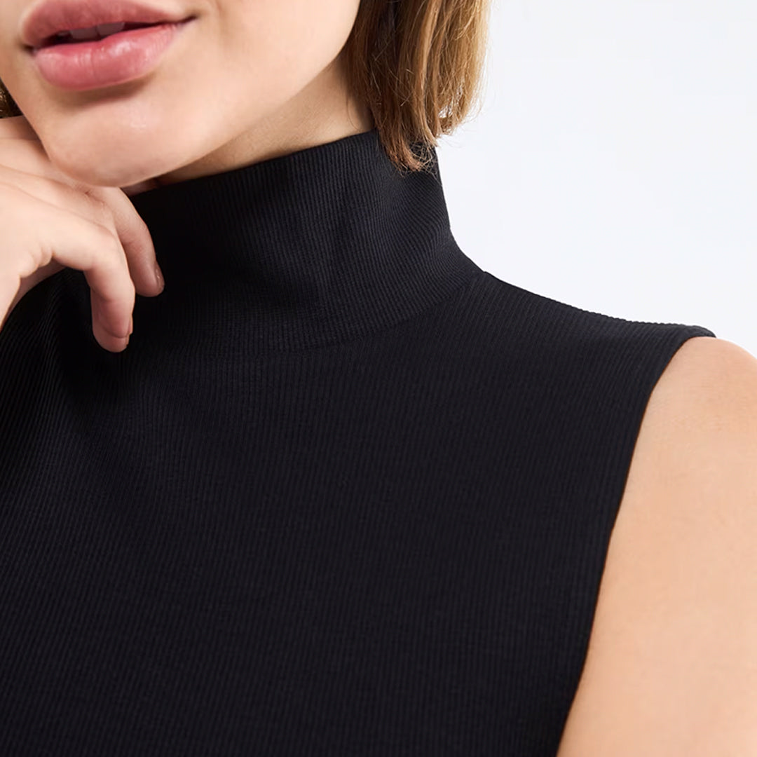 Mock Neck Tank Top