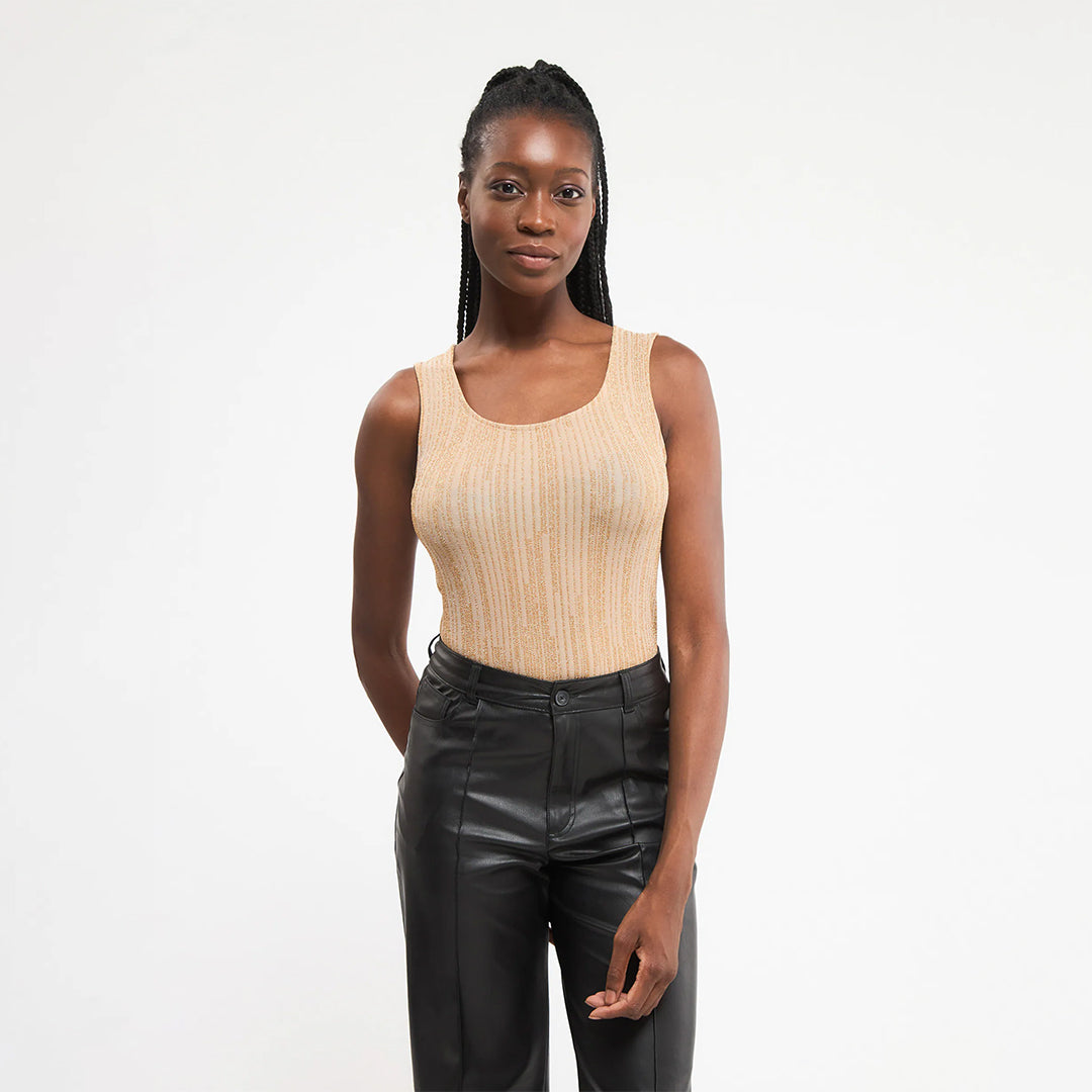Wide Neckline Tank Top