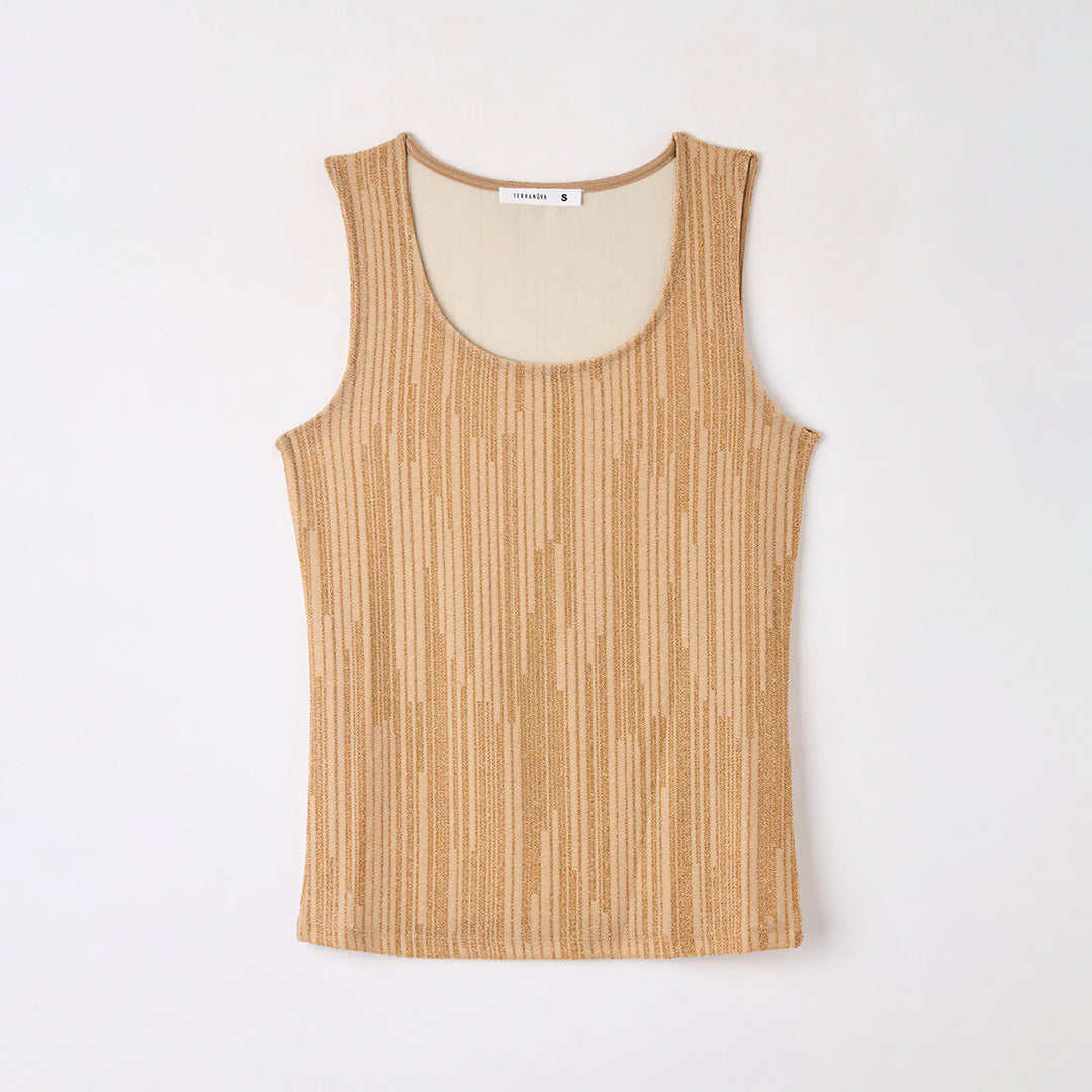 Wide Neckline Tank Top