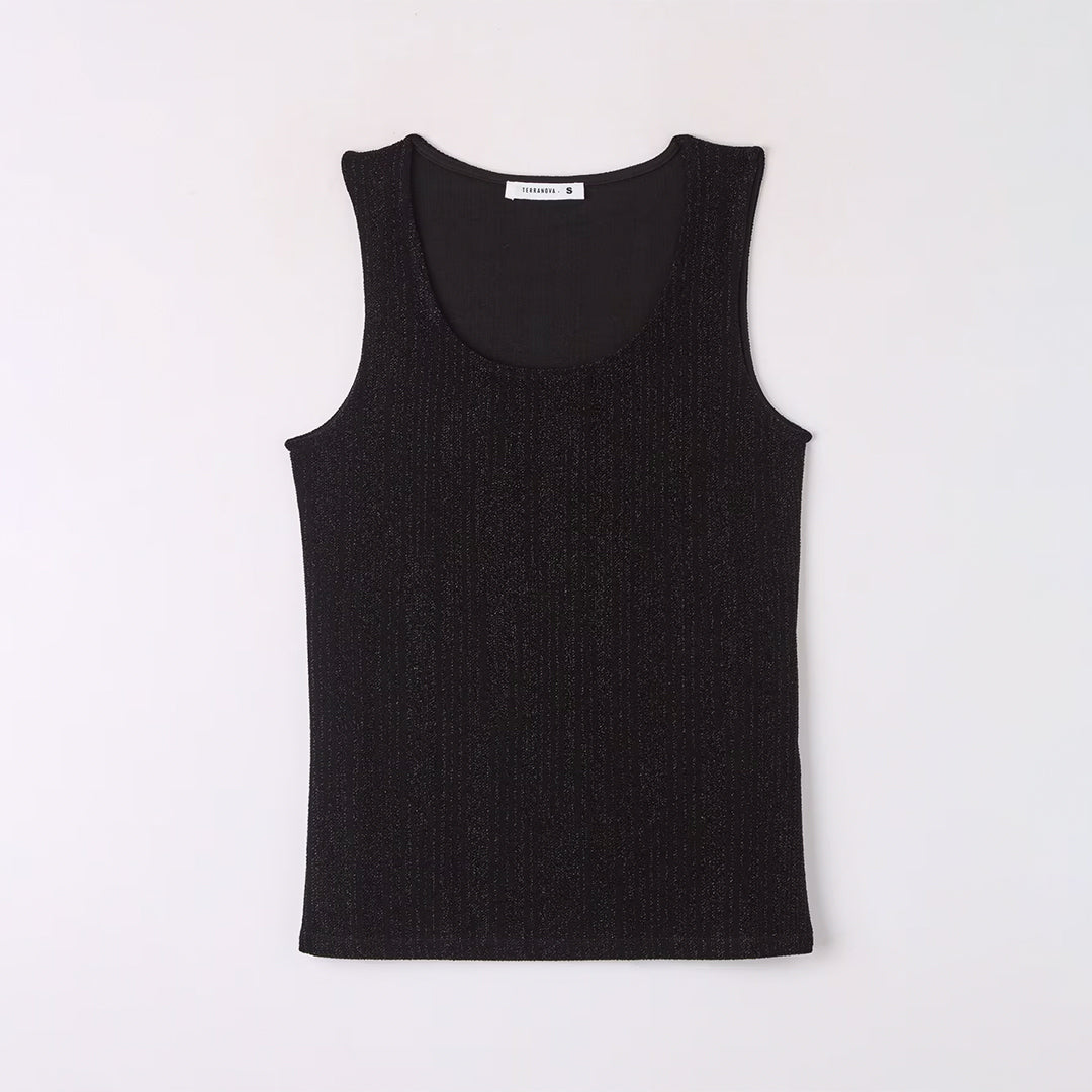 Wide Neckline Tank Top