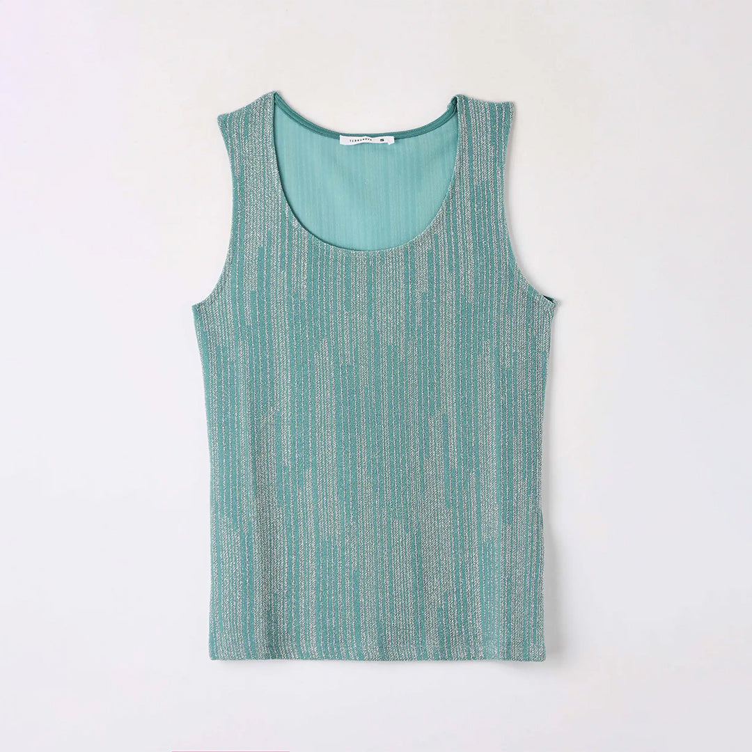 Wide Neckline Tank Top