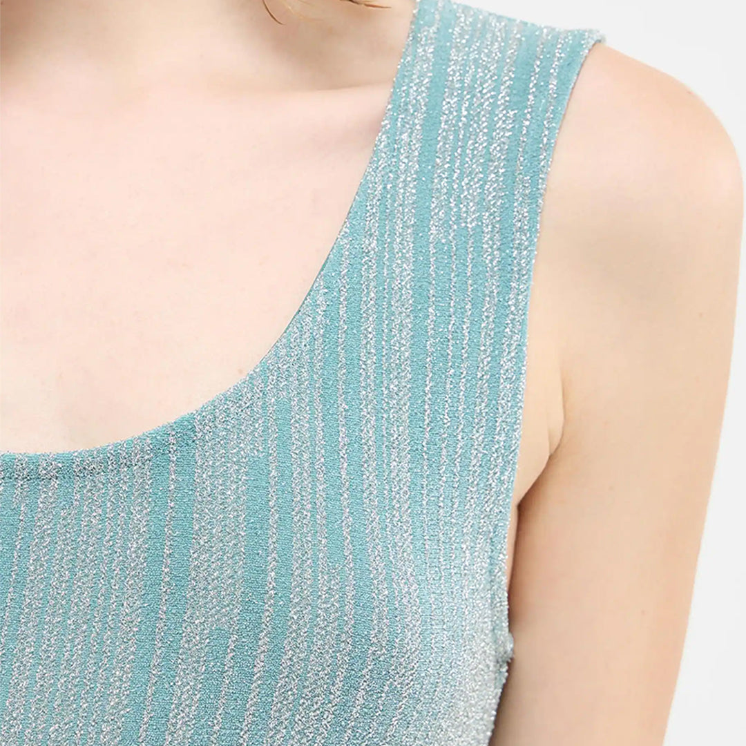 Wide Neckline Tank Top