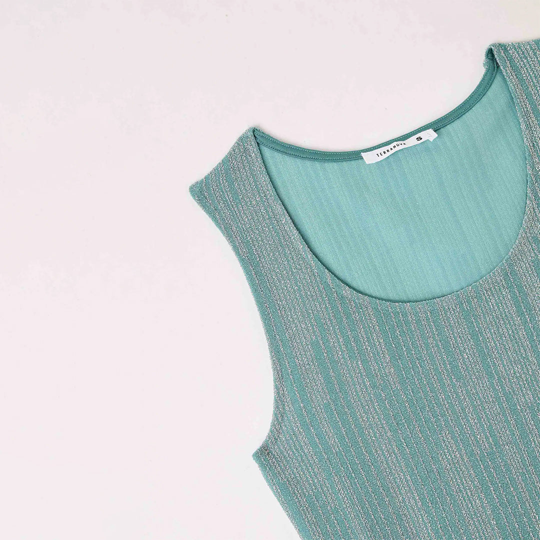 Wide Neckline Tank Top