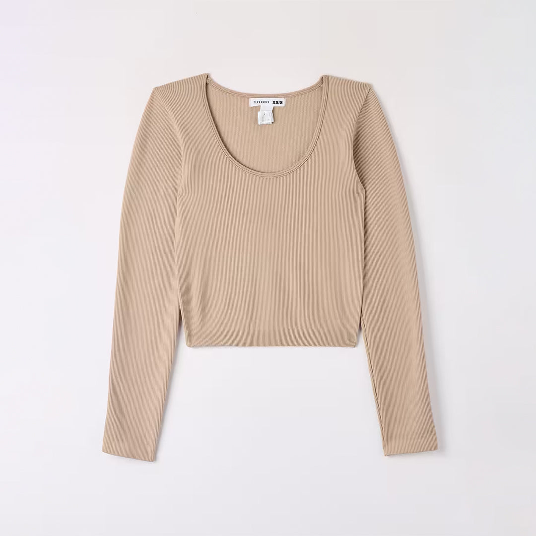 Round Neck Crop T-Shirt