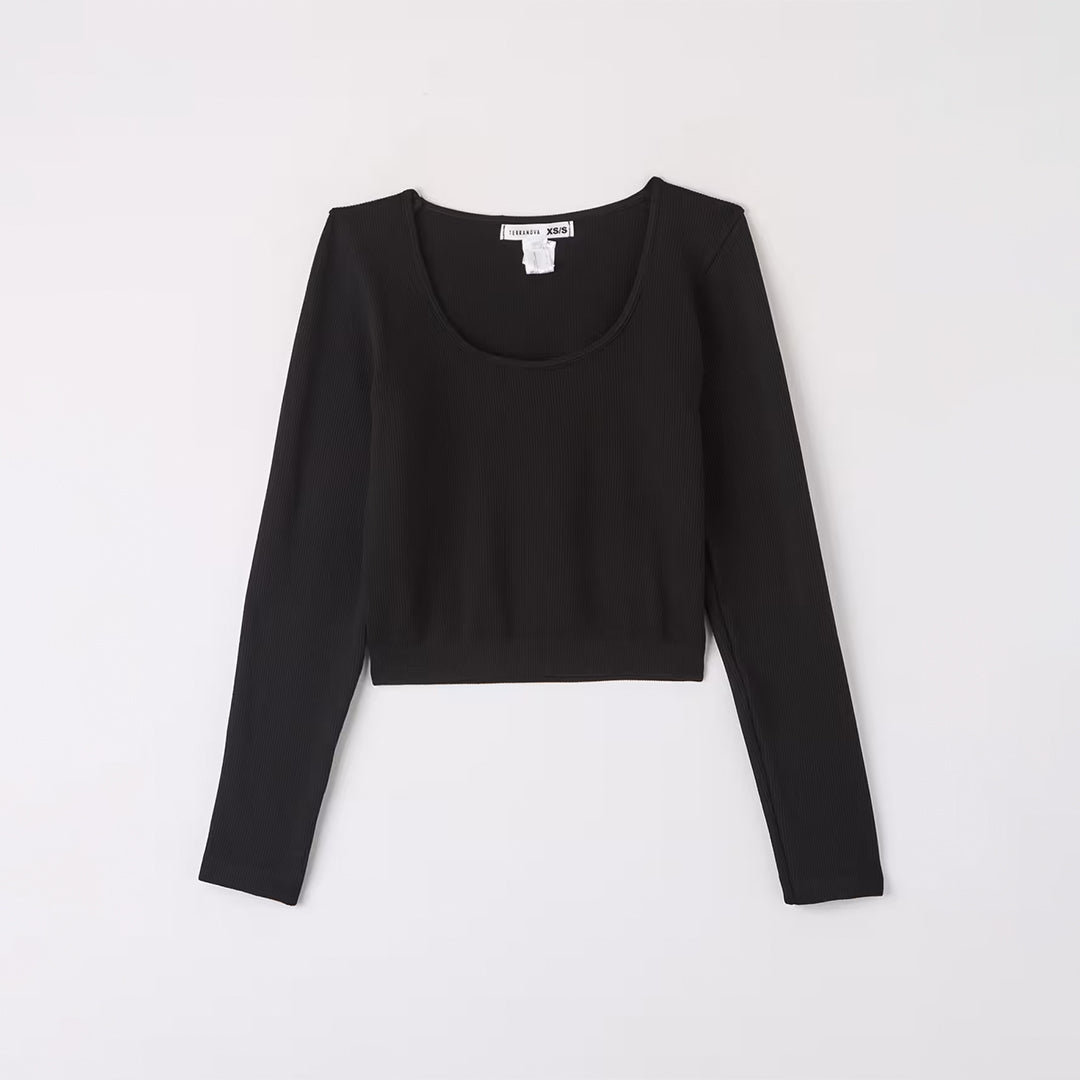 Round Neck Crop T-Shirt