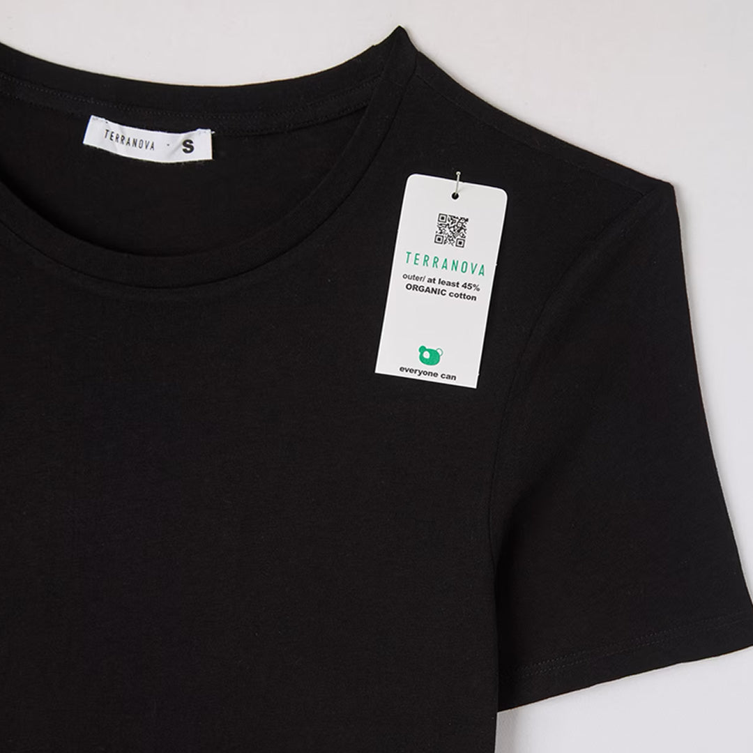 Solid Color Crew Neck T-Shirt