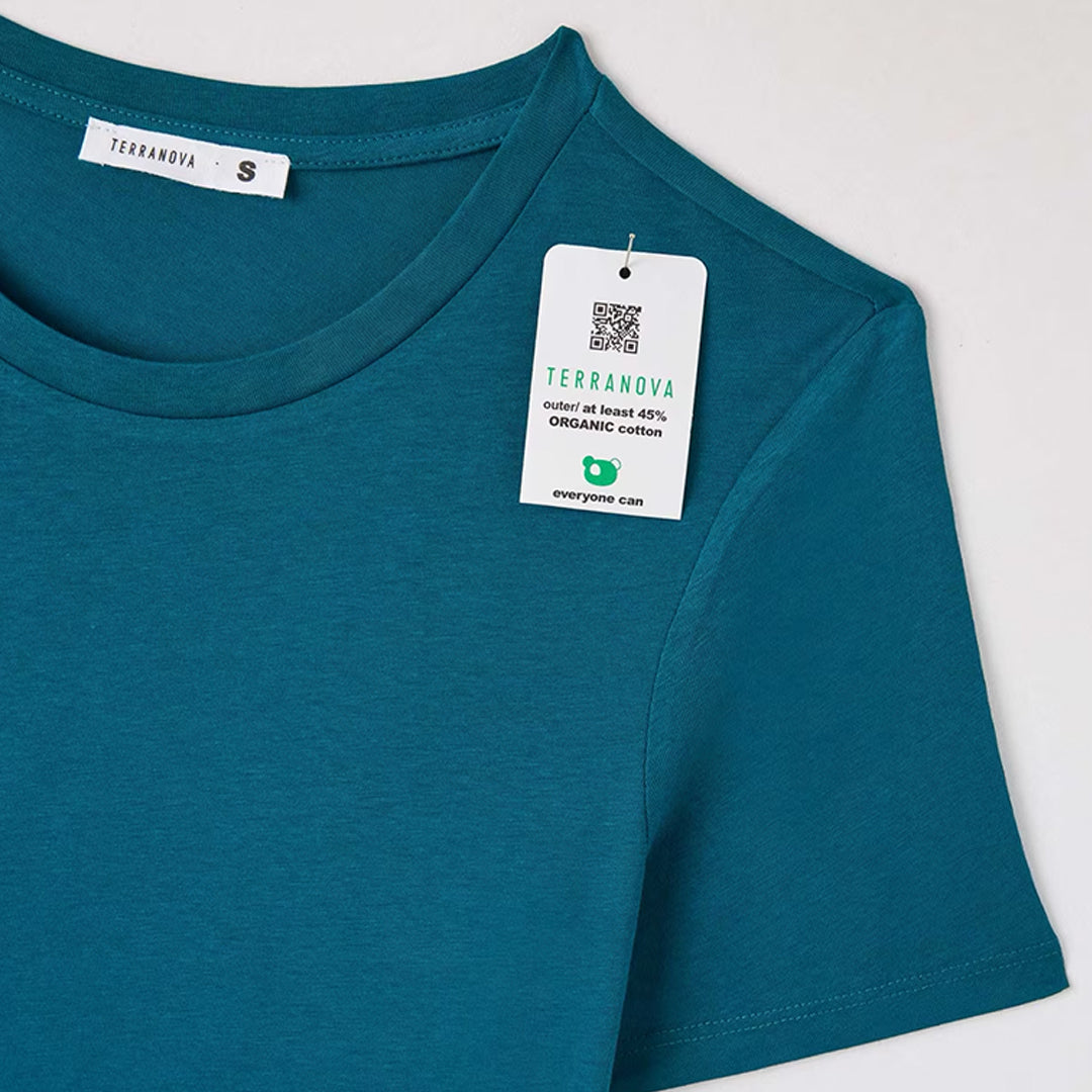 Solid Color Crew Neck T-Shirt