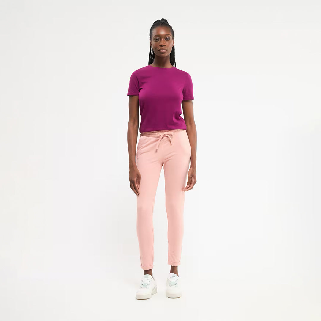 Solid Color Crew Neck T-Shirt