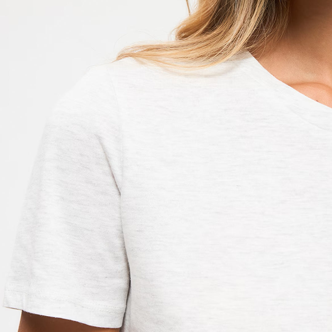 Solid Color Crew Neck T-Shirt