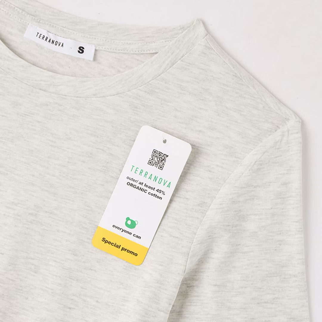 Solid Color Crew Neck T-Shirt