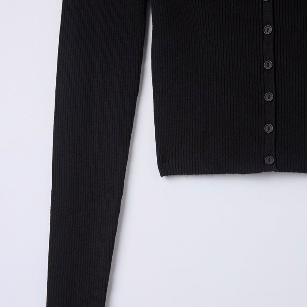 Ribbed Cardigan