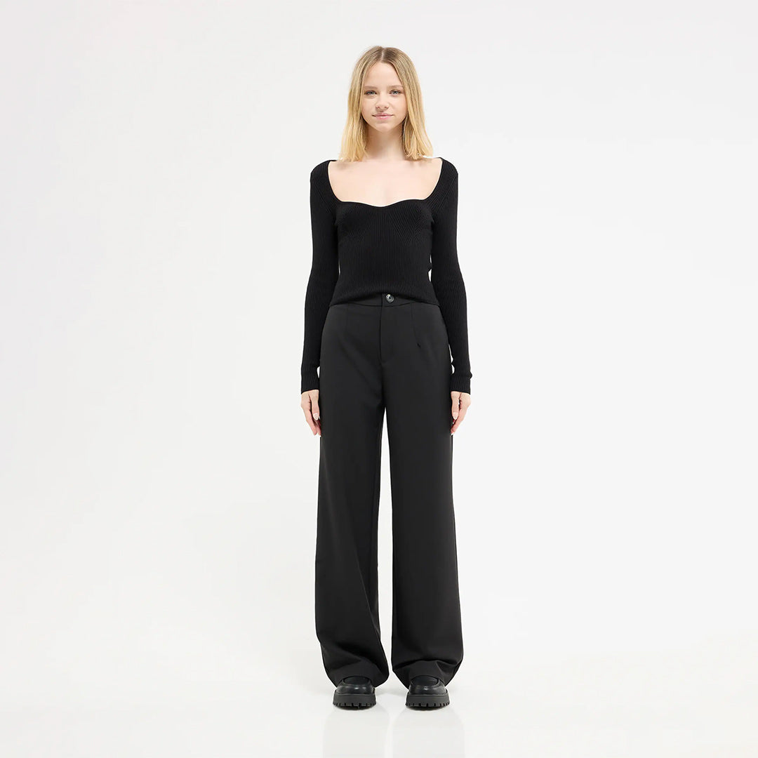 Sweetheart Neckline Sweater