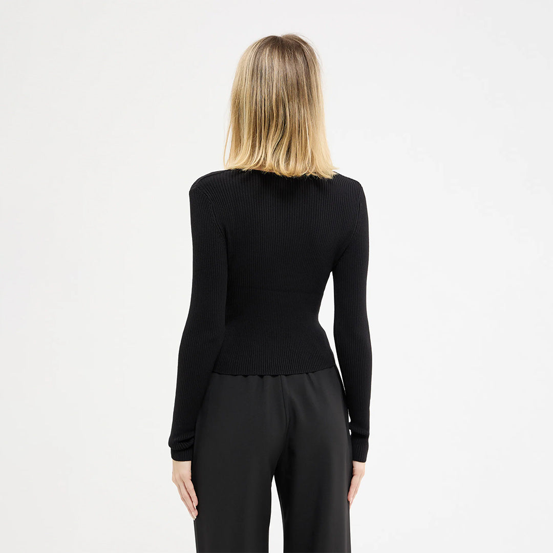 Sweetheart Neckline Sweater