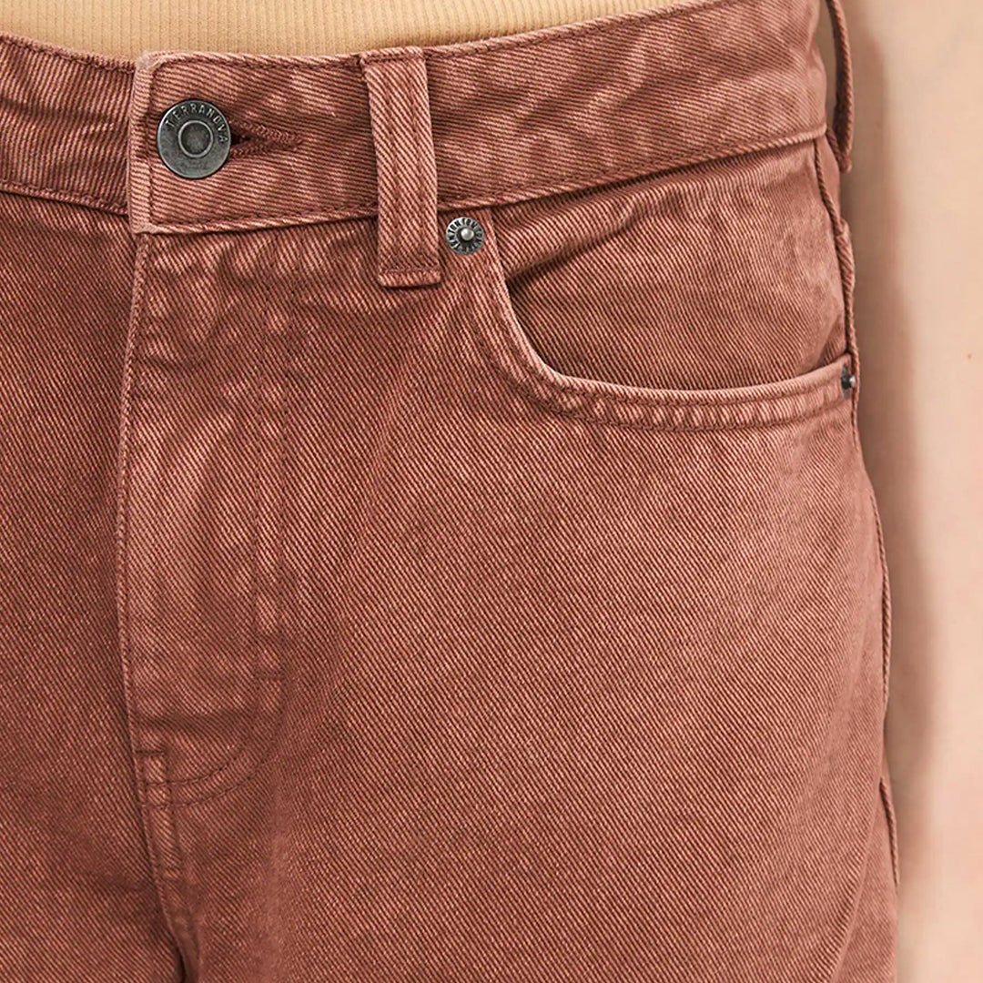 Solid Color Mom Fit Jeans