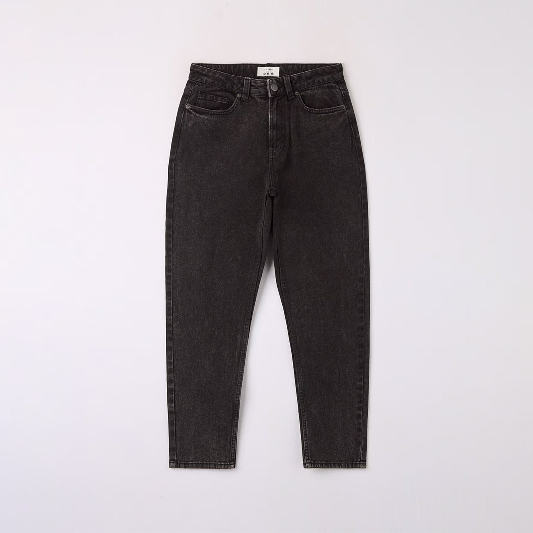 Solid Color Mom Fit Jeans