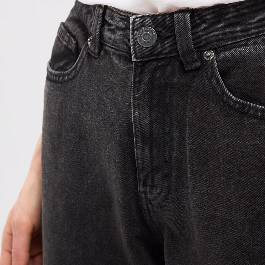 Solid Color Mom Fit Jeans