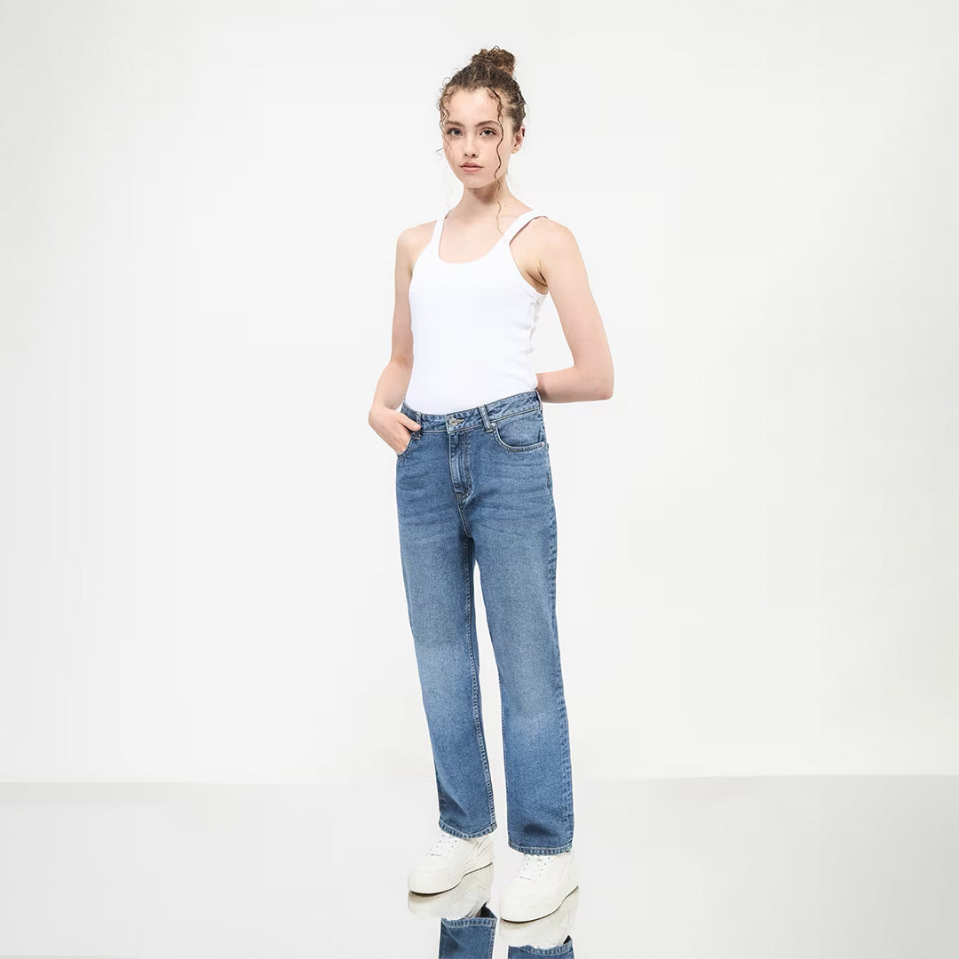 Straight Leg Jeans