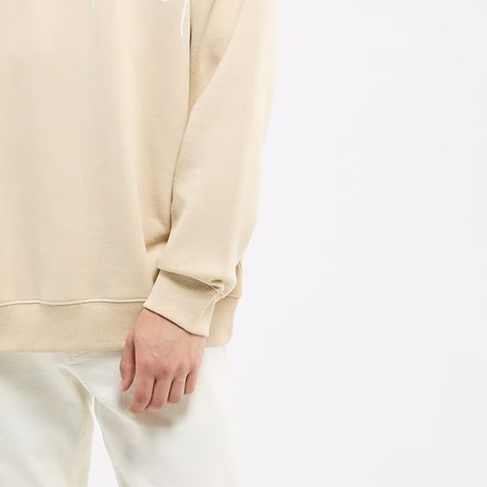 Heavy Solid Color Crew Neck Sweatshirt