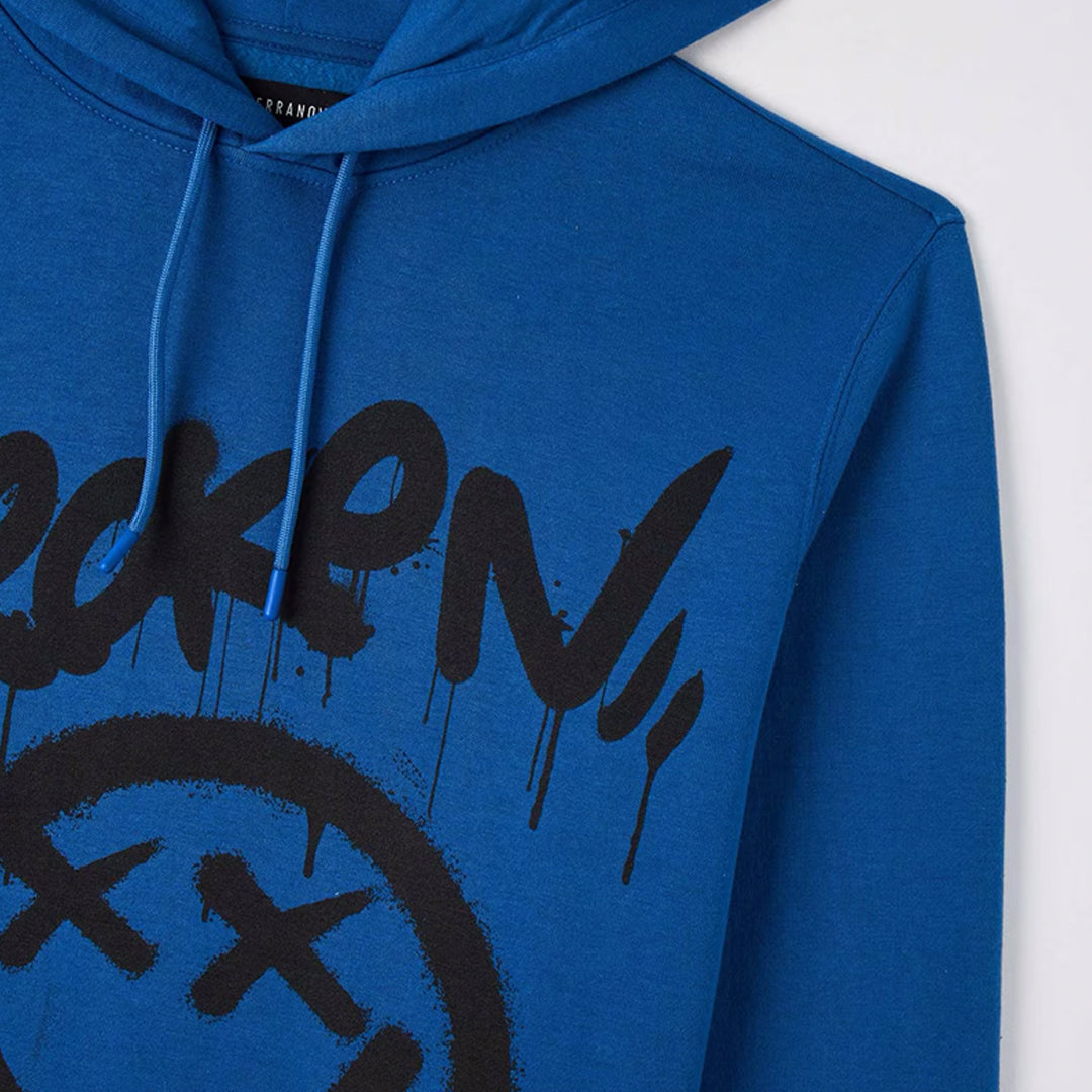 Printed Hooded Sweatshirt