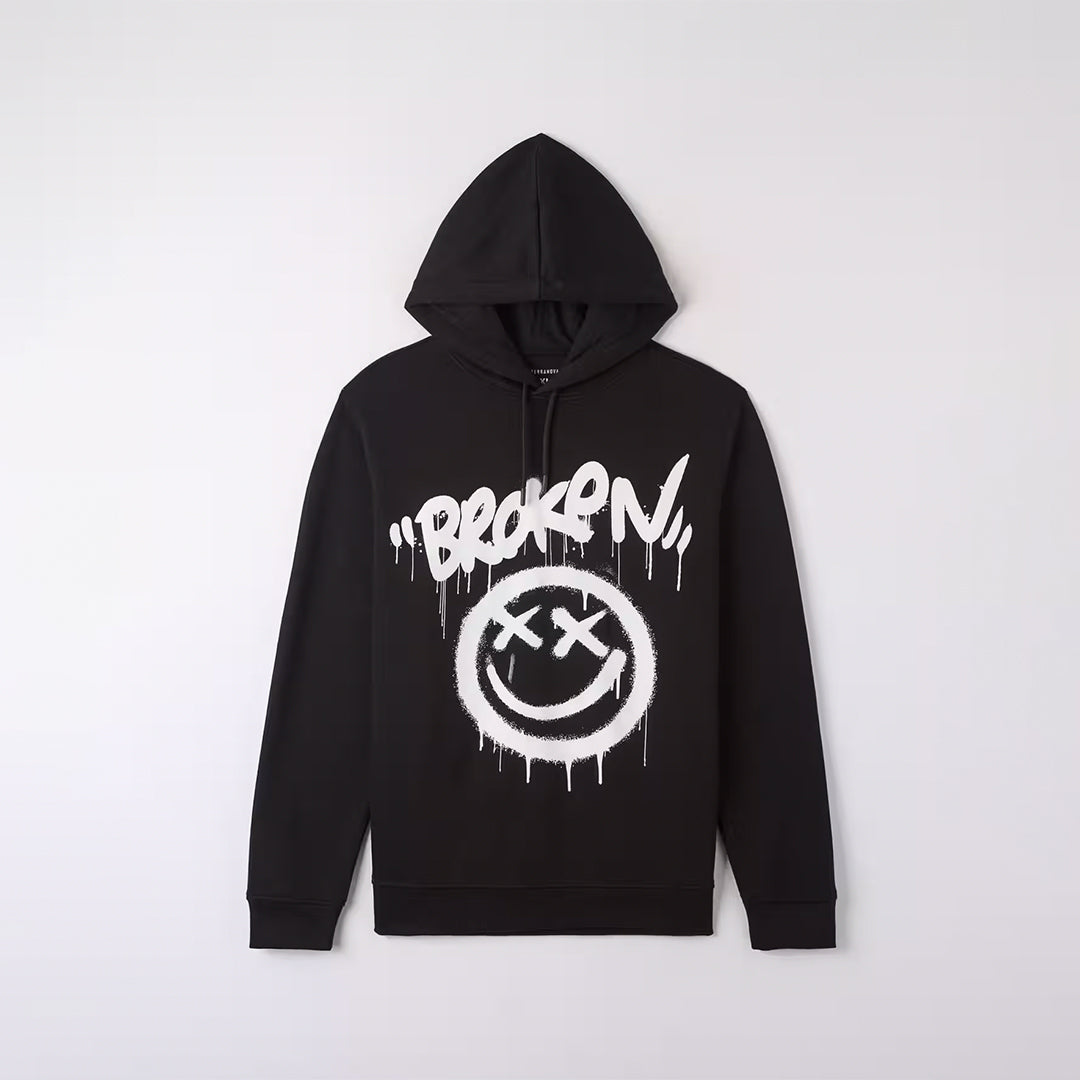 Printed Hooded Sweatshirt