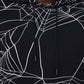 Spider Web Print Hooded Sweatshirt