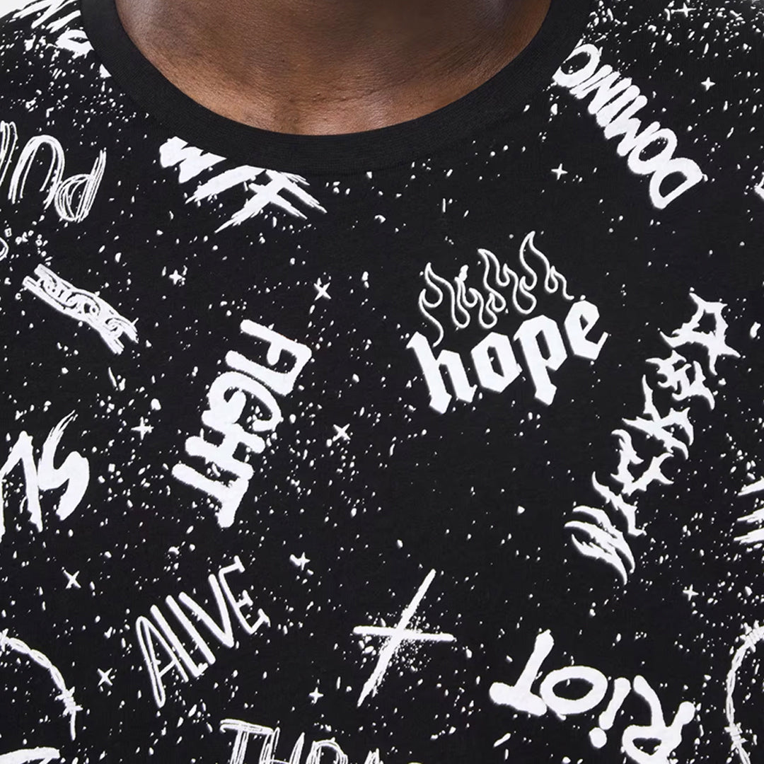 Graffiti Crew Neck T-Shirt