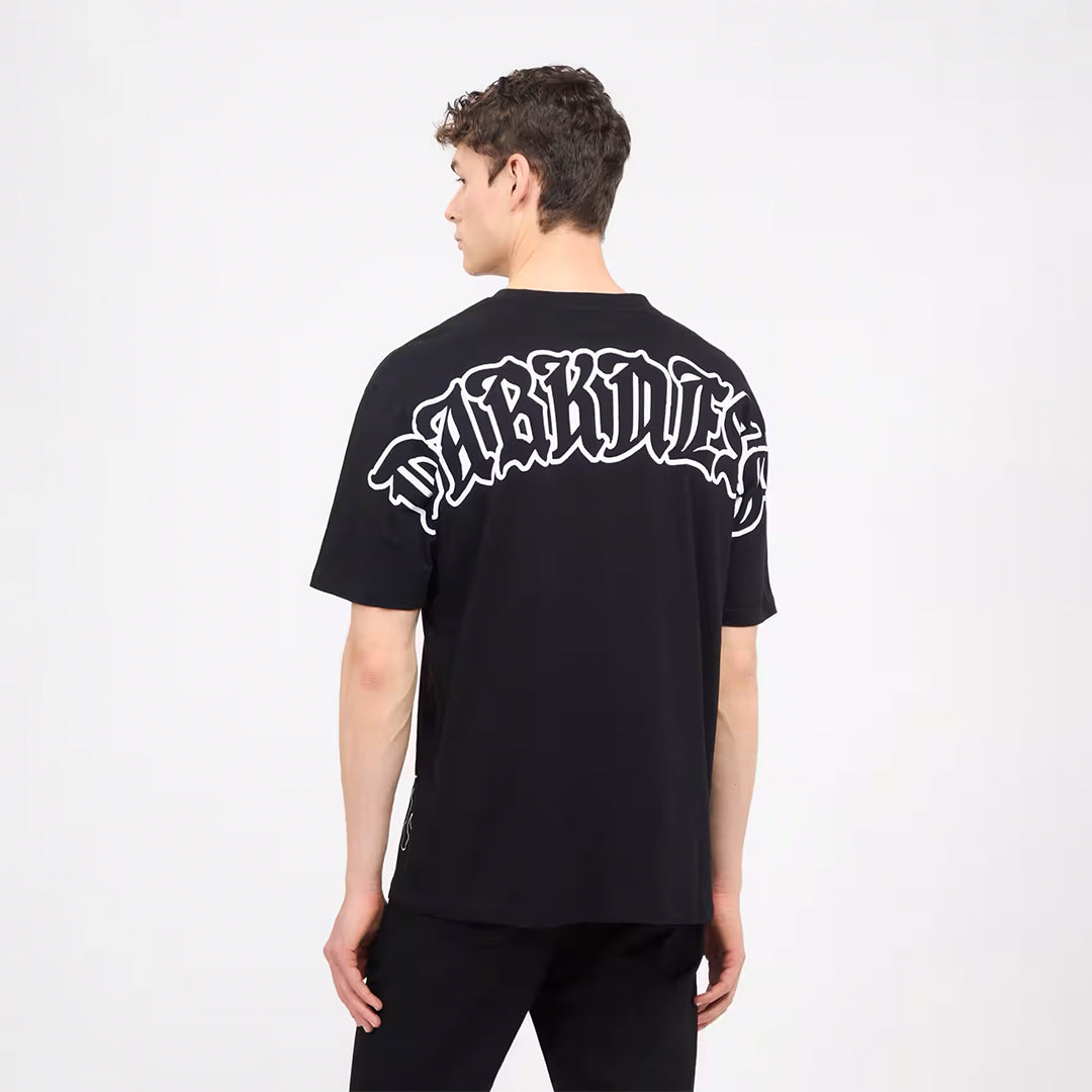 Flame Print Crew Neck T-Shirt
