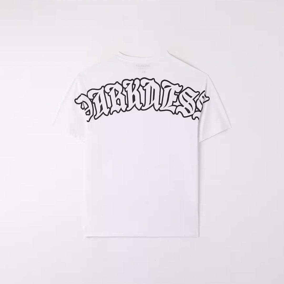 Flame Print Crew Neck T-Shirt