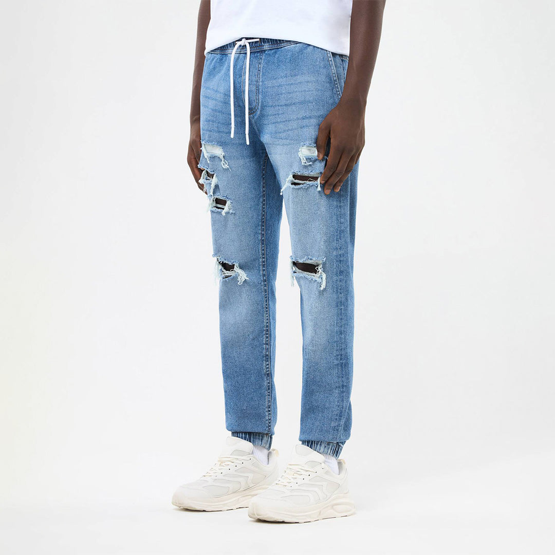 Jogger Jeans with Rips